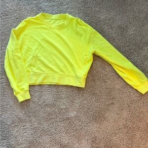 Lululemon Cropped Crewneck Sweatshirt
